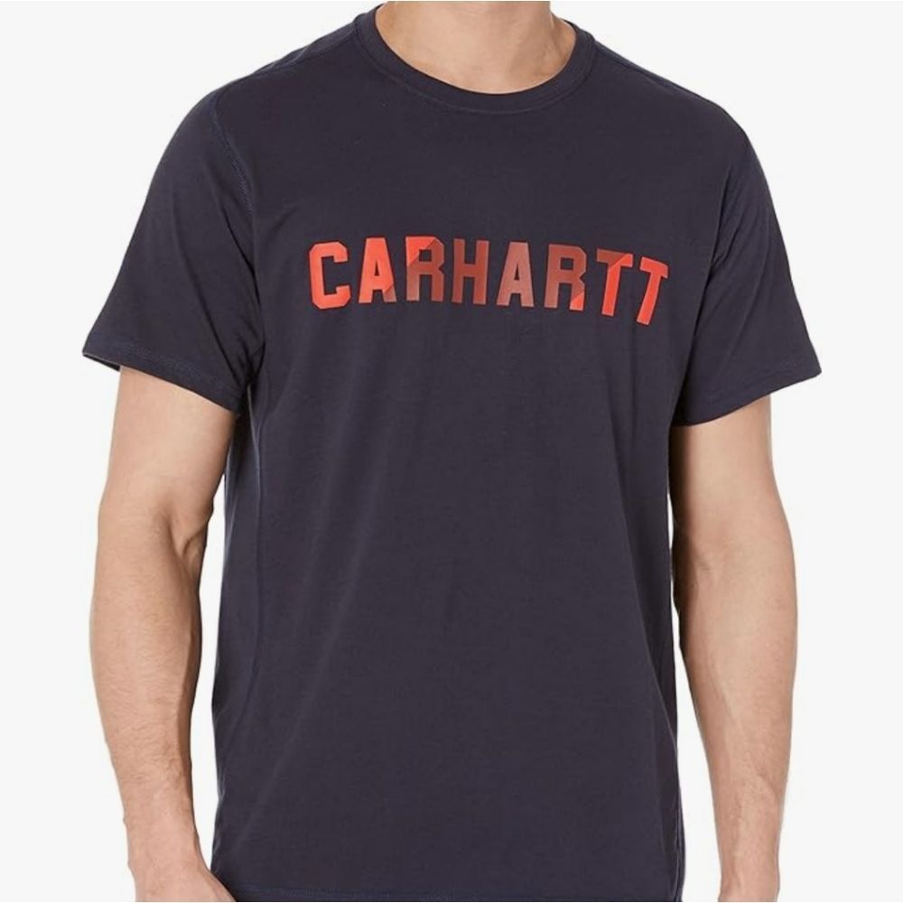 Carhartt Force‎ Relaxed Fit Midweight S/S Block Logo Graphic T-shirt